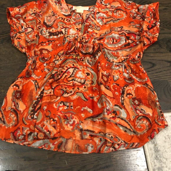 Michael Kors Silk Petite Top - Picture 4 of 7